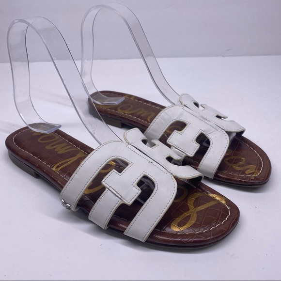 Sam Edelman White Bay Slide Sandal - Picture 2 of 6